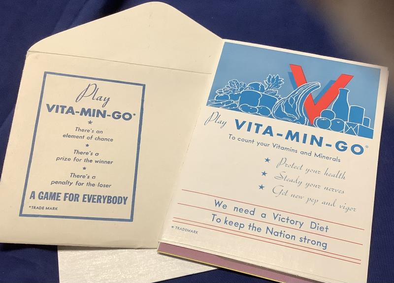 WWII VICTORY DIETARY GAME ‘VITA-MIN-GO’