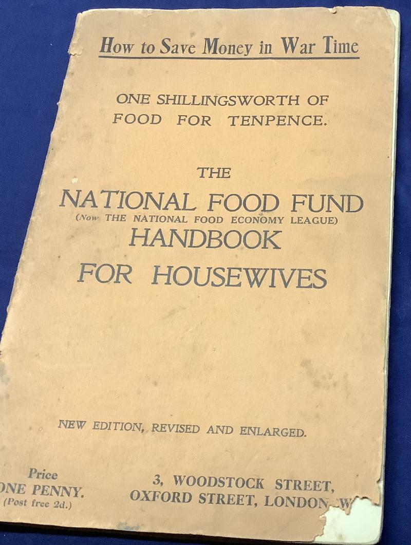 WWII THE NATIONAL FOOD FUND HANDBOOK