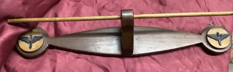 WWII USAAF ‘TRENCH ART’ TIE RACK