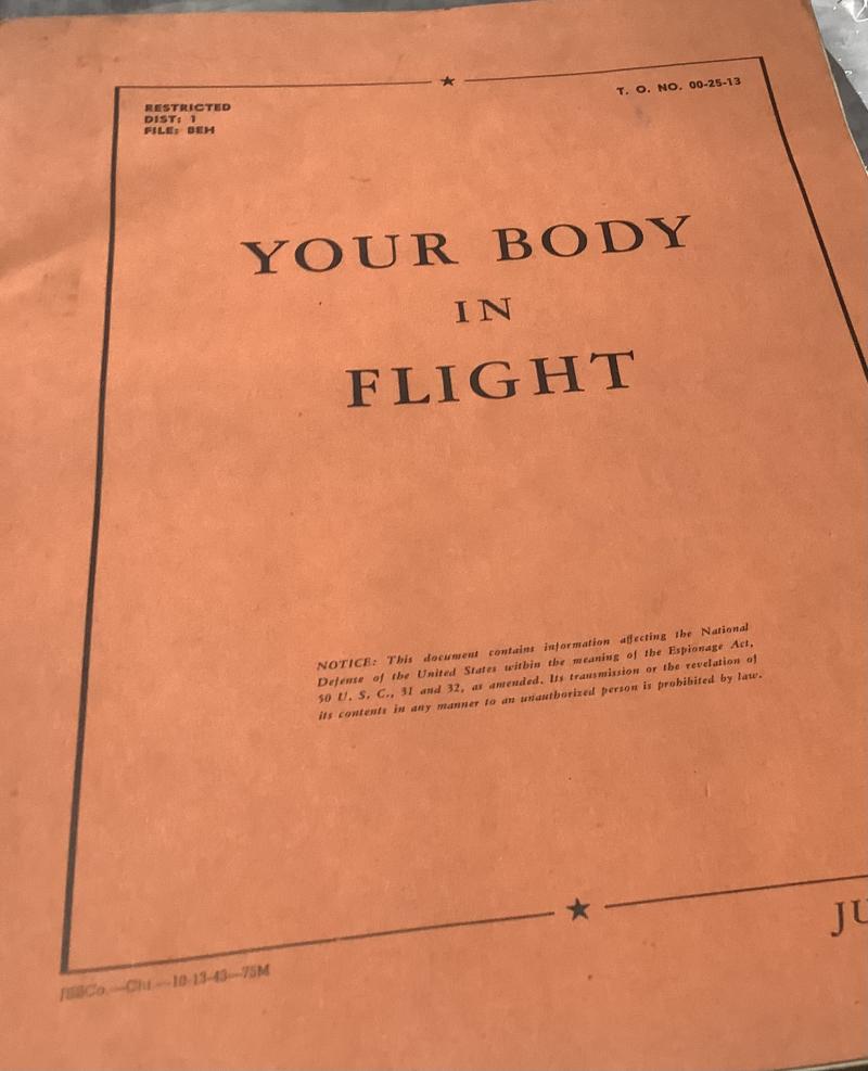 WWII YOUR BODY IN FLIGHT