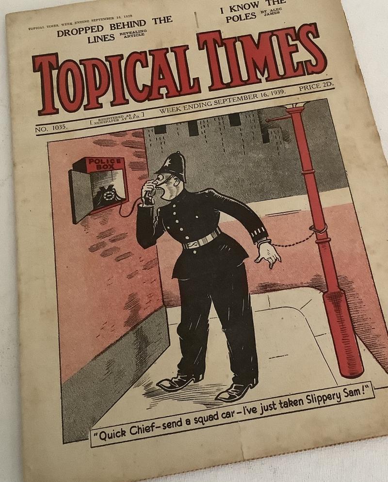 WWII COMIC   ‘TOPICAL TIMES’