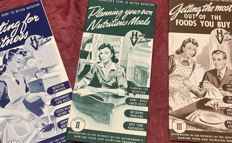 WWII 3 COOKERY BOOKLETS