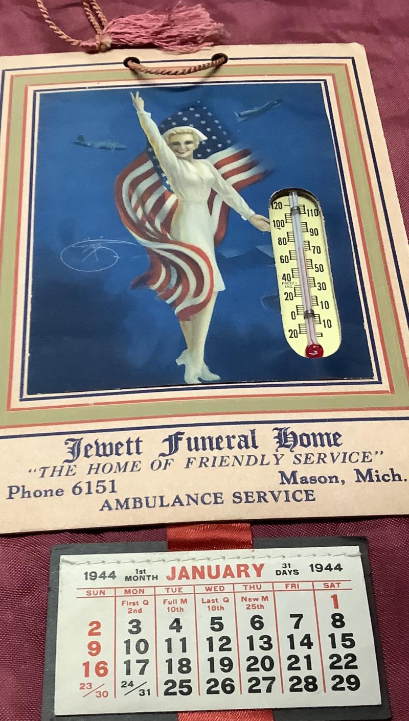 WWII AMERICAN CALENDAR