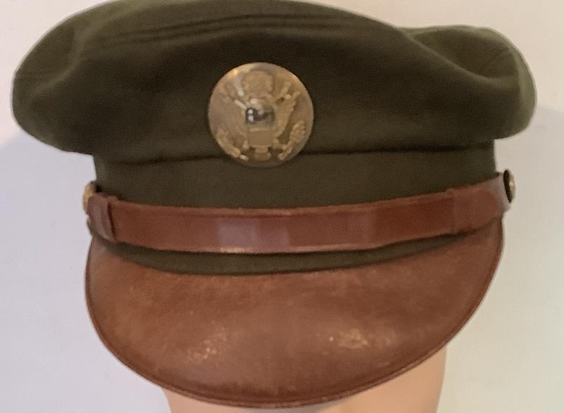 WWII BANCROFT  FLIGHTER  ENLISTED MANS CRUSHER CAP