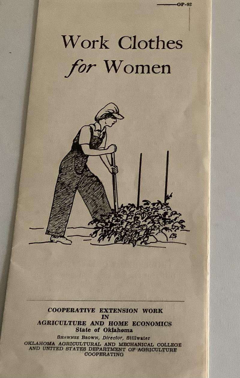 WWII  WORK CLOTHES FOR WOMEN