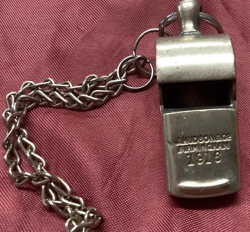 WWI J HUDSON & Co WHISTLE