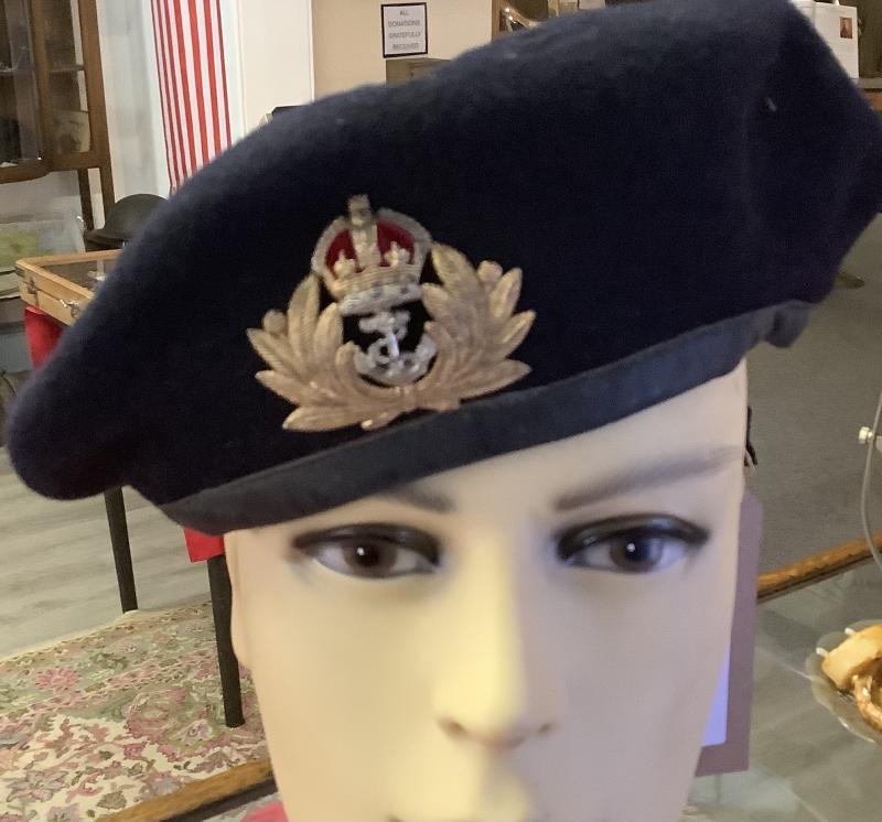 WWII ROYAL NAVY BEACH COMMANDOS OFFICERS BERET