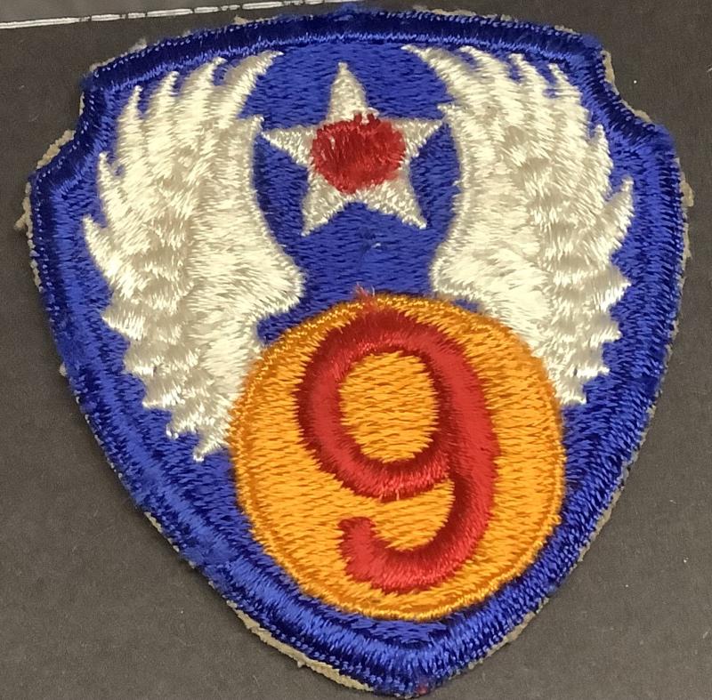 WWII US 9th AIRFORCE ORIGINAL PATCH