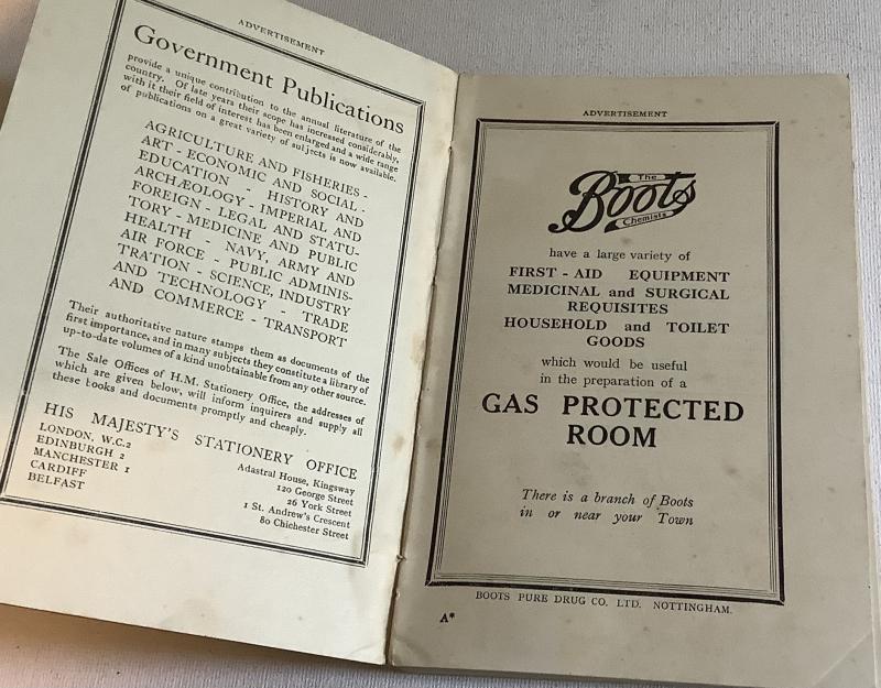 WWII ARP PERSONAL PROTECTION AGAINST GAS