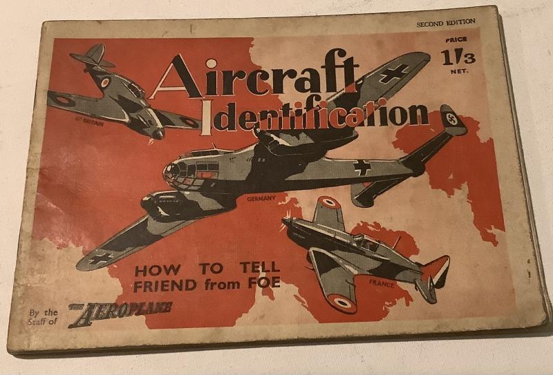 WWII AIRCRAFT IDENTIFICATION BOOKLET