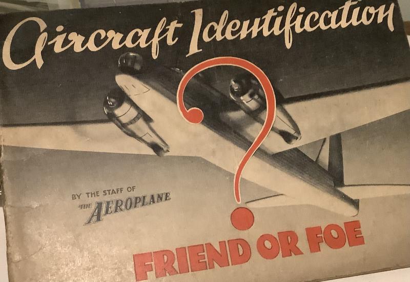 WWII AIRCRAFT IDENTIFICATION BOOKLET