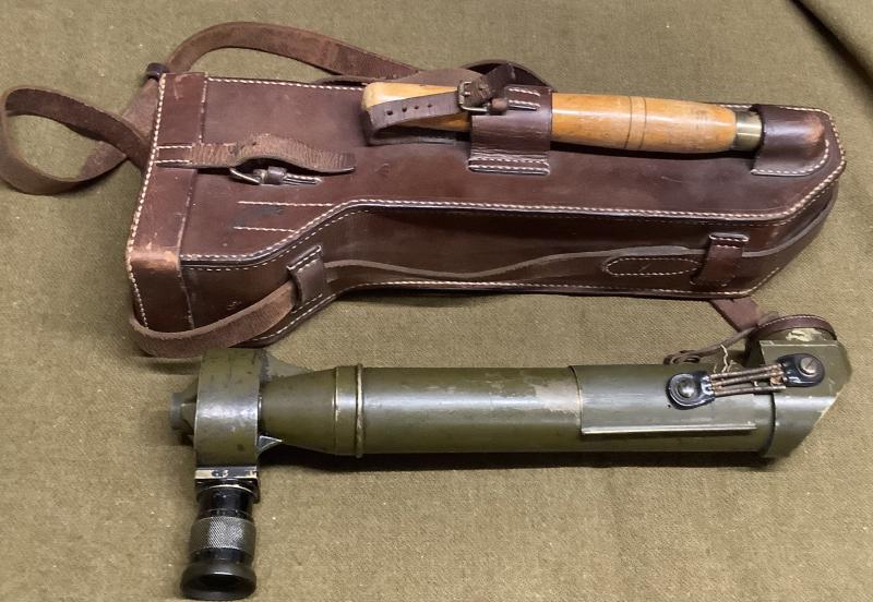 WWII BRITISH 14A PERISCOPE IN LEATHER CARRY CASE