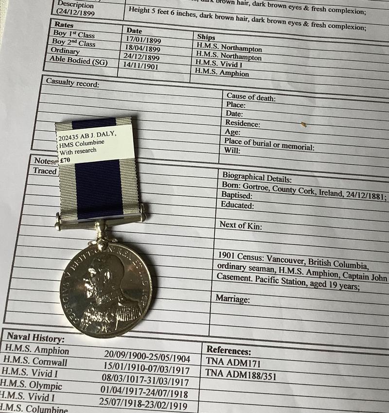 ROYAL NAVY LONG SERVICE & GOOD CONDUCT MEDAL