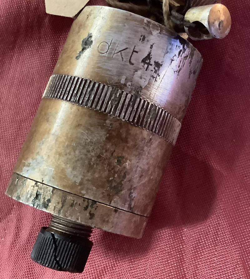 WWII INERT DZ35  GERMAN PRESSURE SWITCH/ FUZE