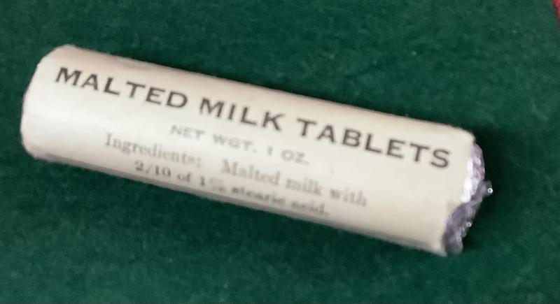 WARTIME ERA MALTED MILK TABLETS