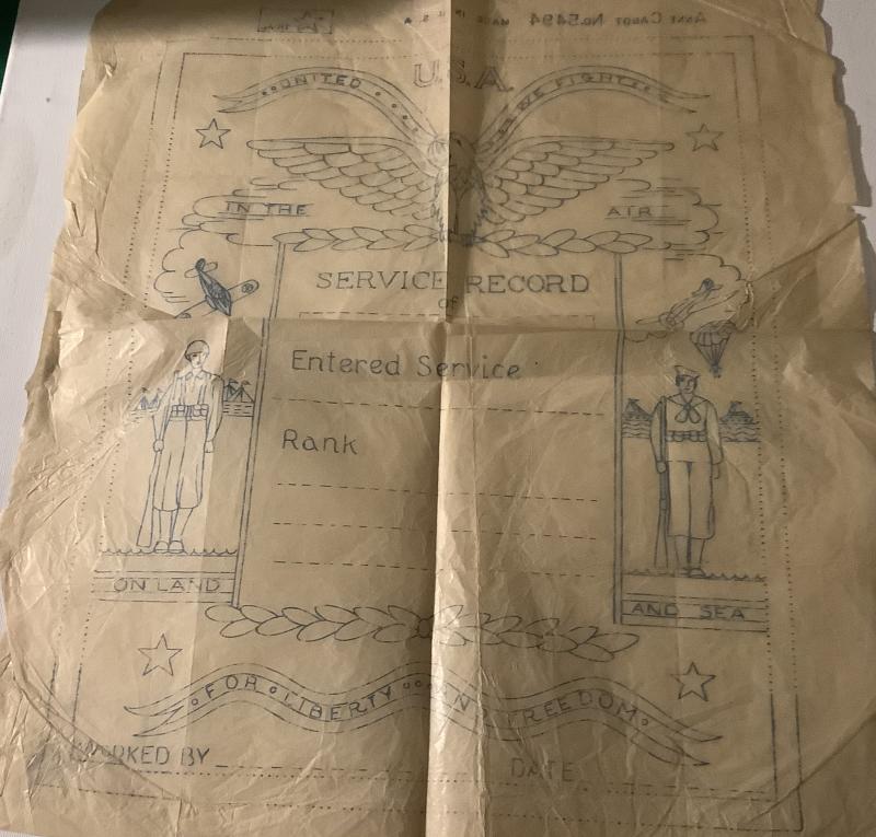 WARTIME EMBROIDERED AMERICAN PATTERN