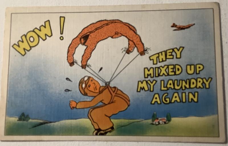 WARTIME COMICAL POSTCARD