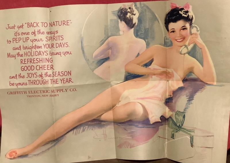 WARTIME PIN UP POSTER BY KNUTE O MUNSON