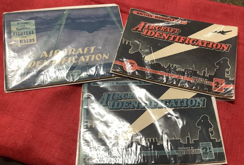 AIRCRAFT RECOGNITION BOOKLETS X 3