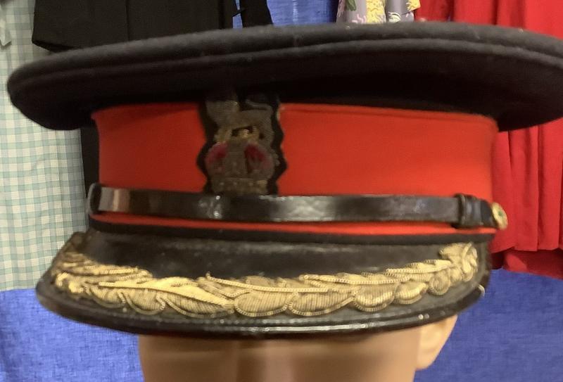 LATE WWI BRITISH STAFF OFFICERS CAP