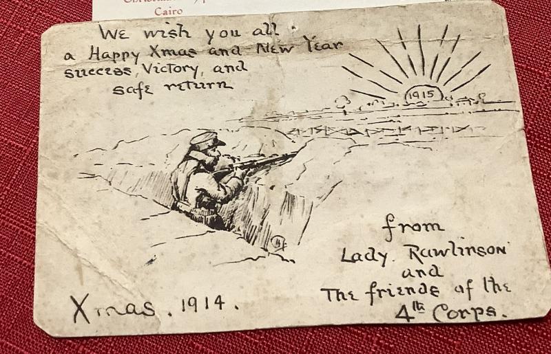 WWI GREETINGS CARD