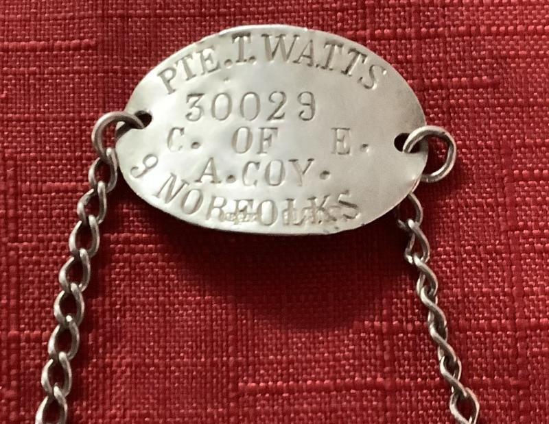WWI SWEETHEART BRACELET NORFOLKS
