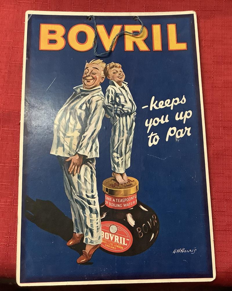 BOVRIL CARDBOARD VINTAGE SIGN