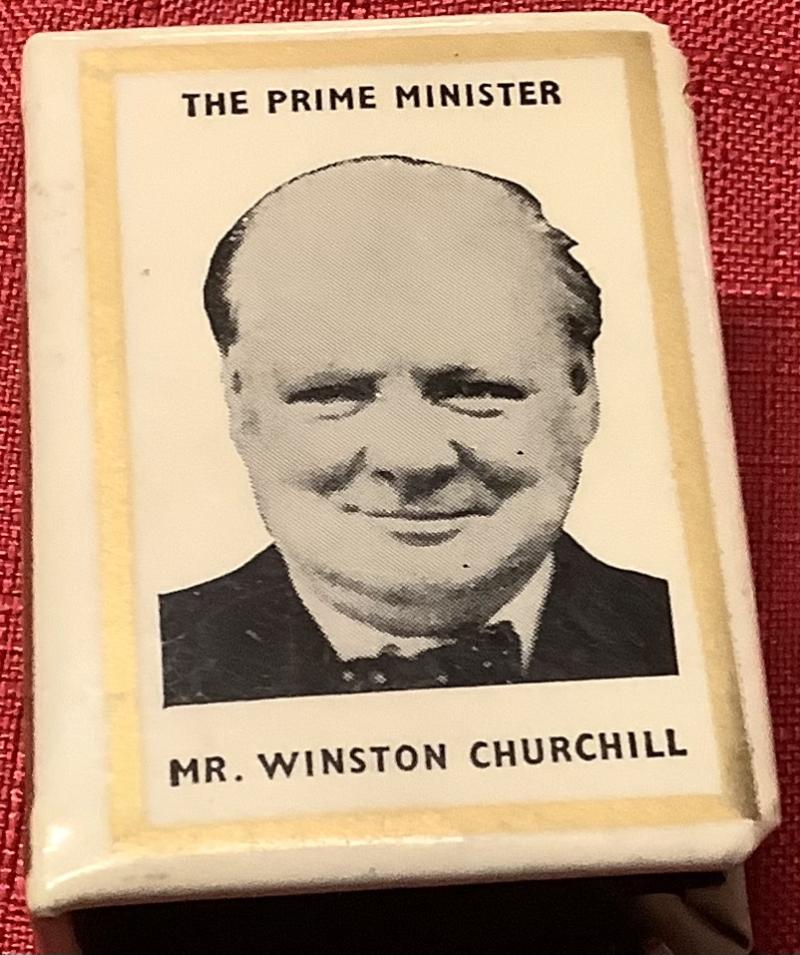WINSTON CHURCHILL MATCH BOX COVER