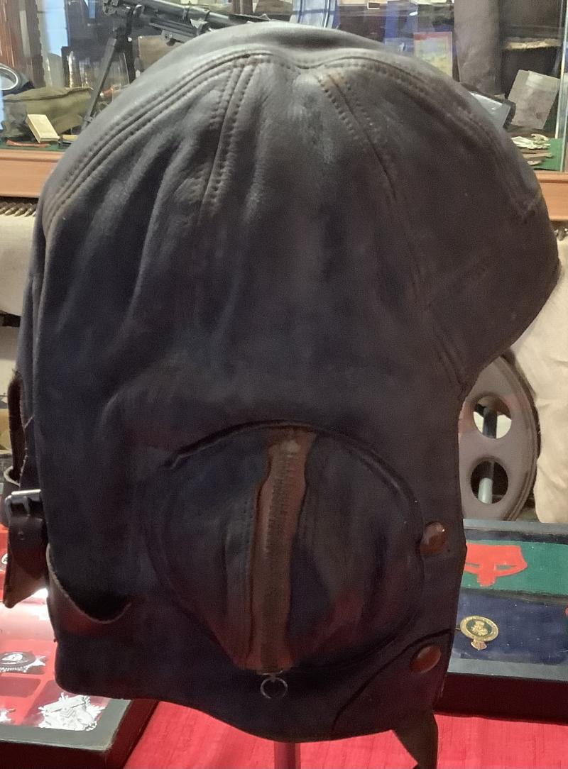 WWII RAF B-TYPE  FLYING HELMET