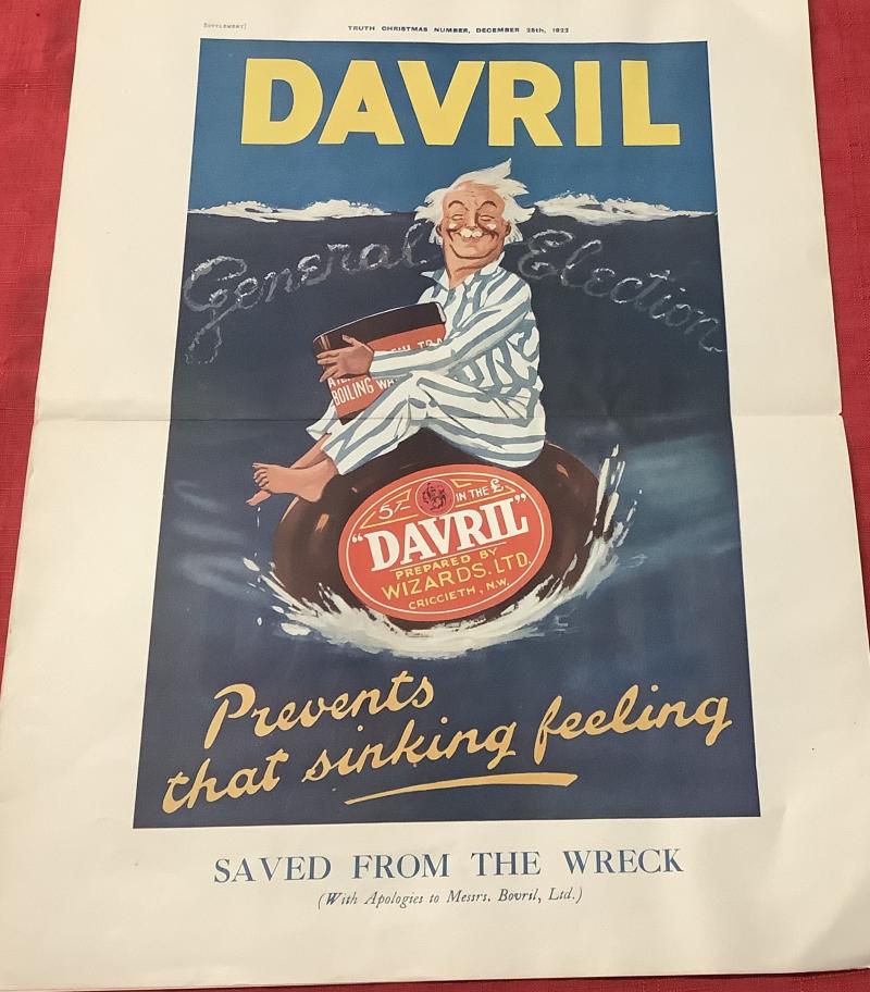ORIGINAL DAVRIL  17 x 13 INCH POSTER